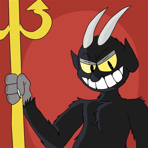 cuphead fanart|cuphead the devil fanart.